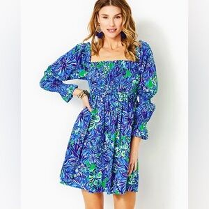 Lilly Pulitzer Beyonca Babydoll Cotton Dress
